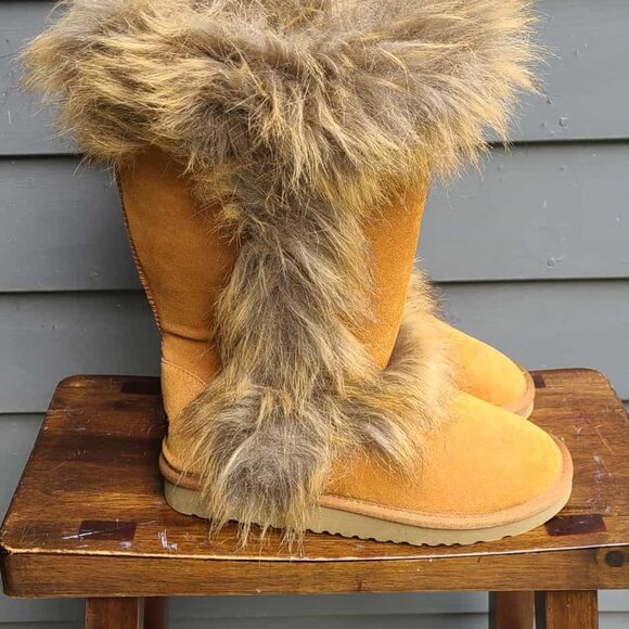 UGG Australis Foxy Suede Shearling UGG Boots size 8 - Picture 15 of 15